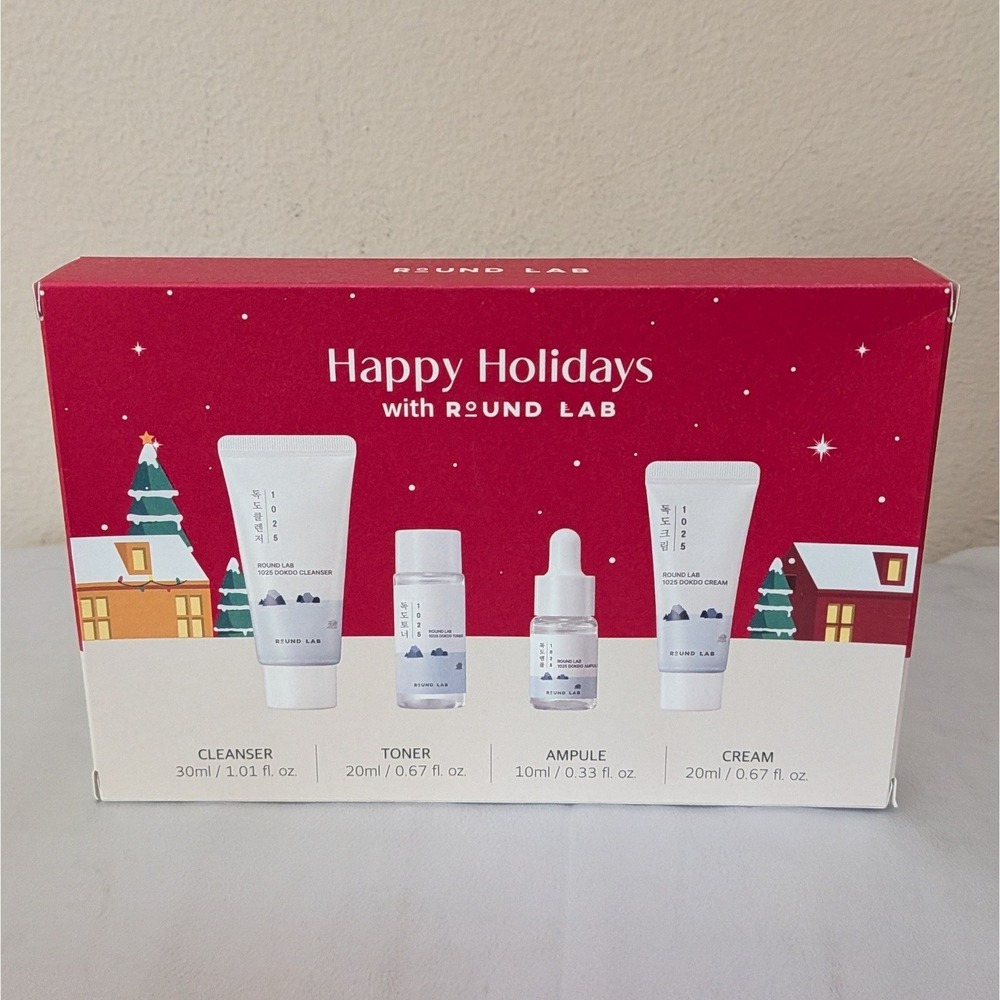New ROUND LAB 1025 Dokdo Trial Kit Happy Holidays Travel-Friendly Miniature Set